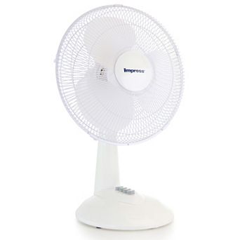 Impress 12 Inch 3 Speed Oscillating Table Fan