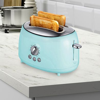 Brentwood Cool Touch 2-Slice Extra Wide Slot Retro Toaster