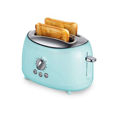 Brentwood Cool Touch 2-Slice Extra Wide Slot Retro Toaster