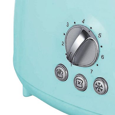 Brentwood Cool Touch 2-Slice Extra Wide Slot Retro Toaster