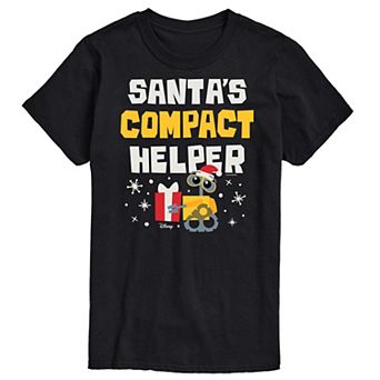 Disney / Pixar's WALL-E Men's Santa's Compact Helper Graphic Tee