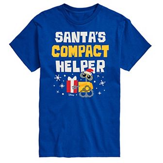 Disney / Pixar's WALL-E Men's Santa's Compact Helper Graphic Tee