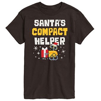 Disney / Pixar's WALL-E Men's Santa's Compact Helper Graphic Tee