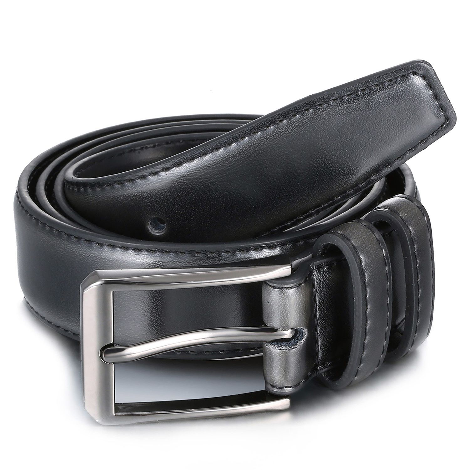 knee length dresses for ladies Falari Women Genuine Leather Belt Fashion Dress Belt With Single Prong main image 1