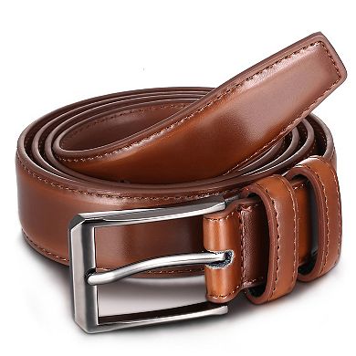 Men's Traditional Single Leather Belt For Big & Tall