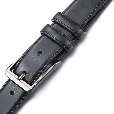 Men's Traditional Single Leather Belt For Big & Tall