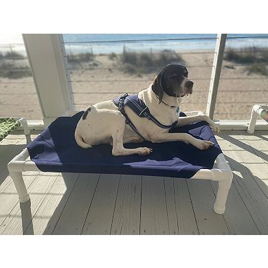 Truman + Teddy (Call Me Scotty) Easy-to-clean Handcrafted Elevated, Cot-Style Dog Bed