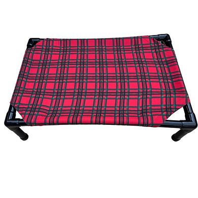 Truman + Teddy (Call Me Scotty) Easy-to-clean Handcrafted Elevated, Cot-Style Dog Bed