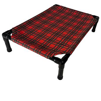 Truman + Teddy (Call Me Scotty) Easy-to-clean Handcrafted Elevated, Cot-Style Dog Bed
