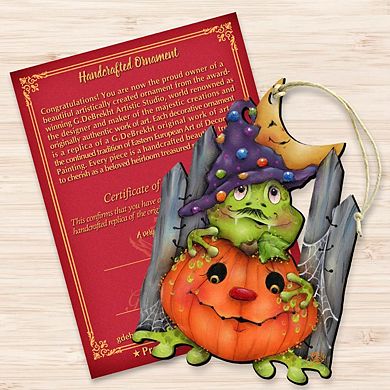 Set of 2 - Jeepers Creepers Wooden Holiday Ornaments Halloween by J. Mills-Price - Thanksgiving Halloween Decor