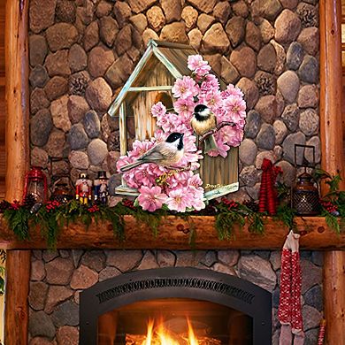 Dream House Easter 24-Inch Handcrafted Wooden Door Decor by D. Gelsinger - Spring Decor