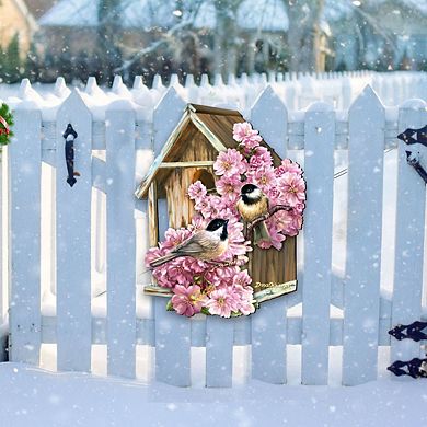 Dream House Easter 24-Inch Handcrafted Wooden Door Decor by D. Gelsinger - Spring Decor