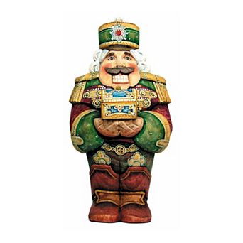 Nutcracker Holiday 24-Inch Handcrafted Wooden Door Hanger & Wall Art by G. DeBrekht Christmas Decor