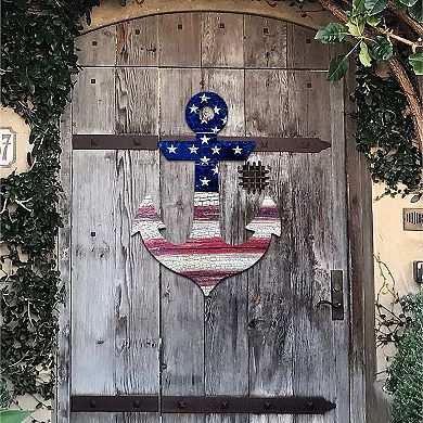 American Anchor Holiday Door Decor by G. DeBrekht - American Christmas Decor