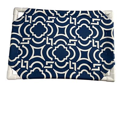 Truman + Teddy (Ripple) Easy-to-clean Handcrafted Elevated, Cot-Style Dog Bed 