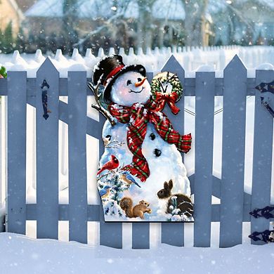 An Old-Fashioned Christmas 24-Inch Door Decor by D. Gelsinger - Festive Holiday Decor