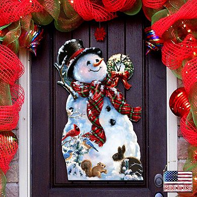 An Old-Fashioned Christmas 24-Inch Door Decor by D. Gelsinger - Festive Holiday Decor
