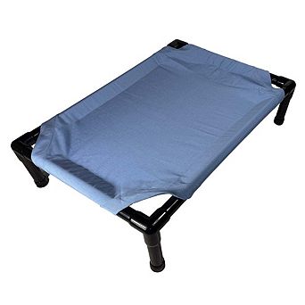 Truman + Teddy (Pool) Easy-to-clean Handcrafted Elevated, Cot-Style Dog Bed