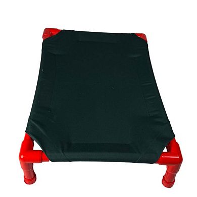 Truman + Teddy (Into the Woods) Easy-to-clean Handcrafted Elevated, Cot-Style Dog Bed 