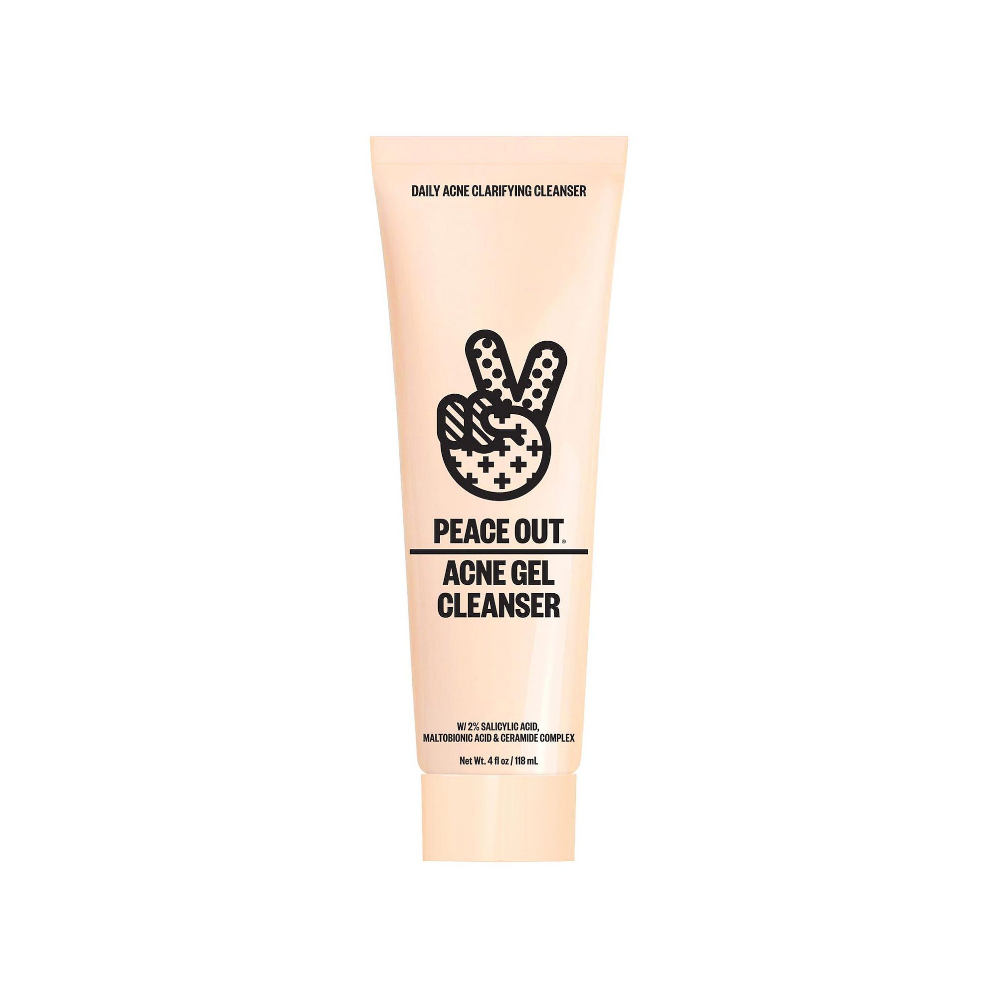Peace Out 2% Salicylic Acid Acne Gel Cleanser, Size: 4 FL Oz, None