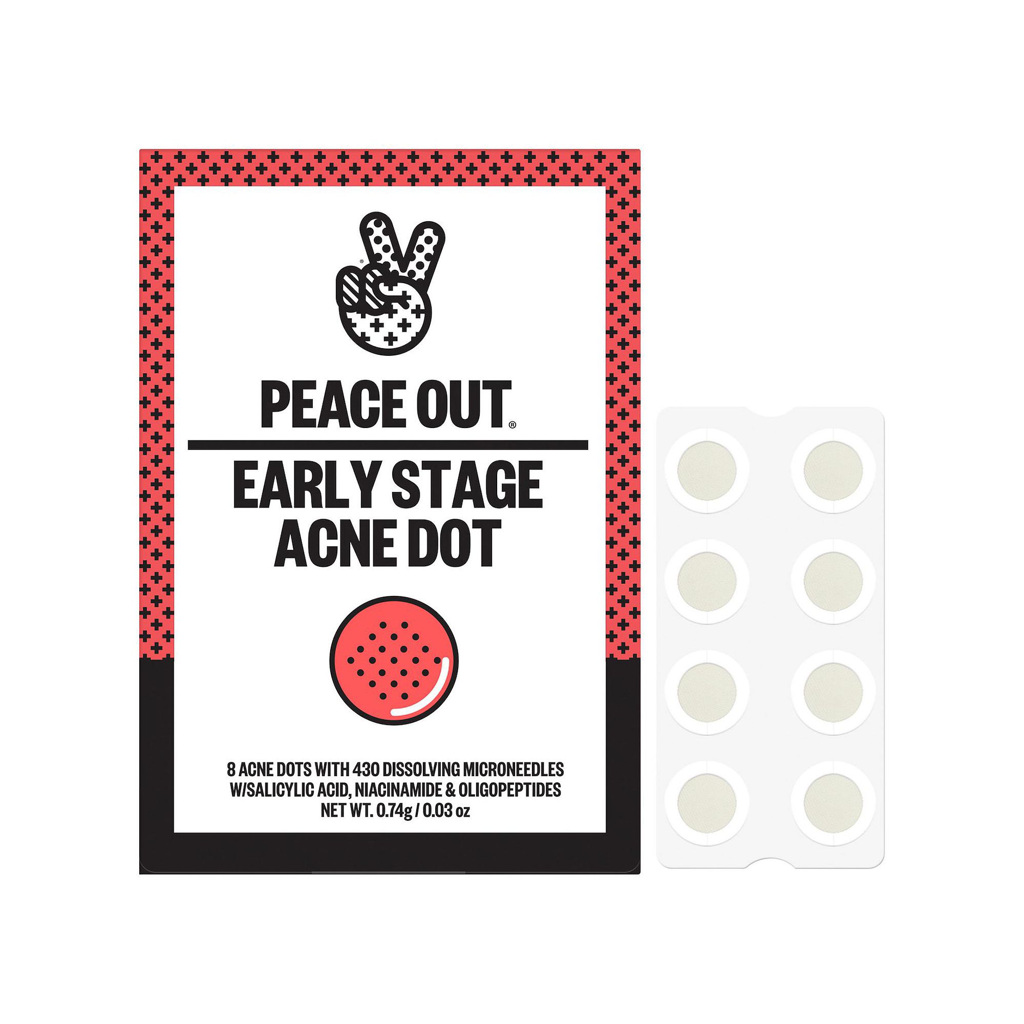 Peace Out 2% Salicylic Acid Early Stage Acne Dot, Size: 8 CT, None