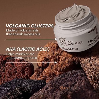 Super Volcanic Pore Detoxing Clay Mask with AHAs + Oil Control