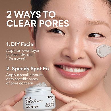 Super Volcanic Pore Detoxing Clay Mask with AHAs + Oil Control