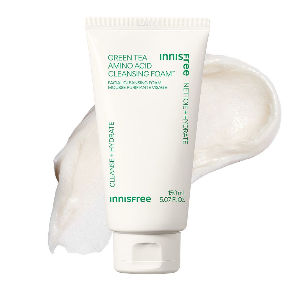 innisfree Korean Sulfate-Free Jeju Green Tea Amino Acid Cleansing Foam