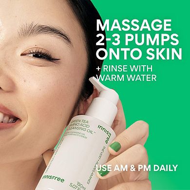 Hydrating Green Tea Amino Acid Cleansing Oil