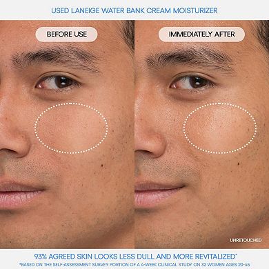 Mini Water Bank Blue Hyaluronic Cream Moisturizer for Moisture Barrier Repair