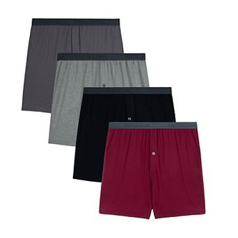 Men's Fruit of the Loom® 4-Pack Premium Knit Boxers Set