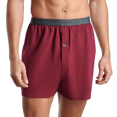 Men's Fruit of the Loom® 4-Pack Premium Knit Boxers Set