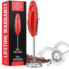 Zulay Powerful Milk Frother Handheld Foam Maker for Lattes - Red Blend, 1 -  Kroger