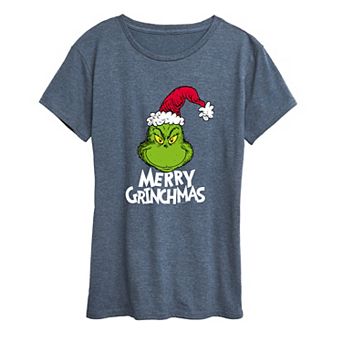 Women's Dr. Seuss The Grinch Merry Grinchmas Graphic Tee