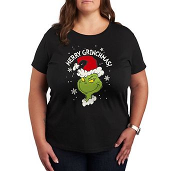 Plus Dr. Seuss The Grinch Merry Grinchmas Graphic Tee