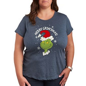 Plus Dr. Seuss The Grinch Merry Grinchmas Graphic Tee