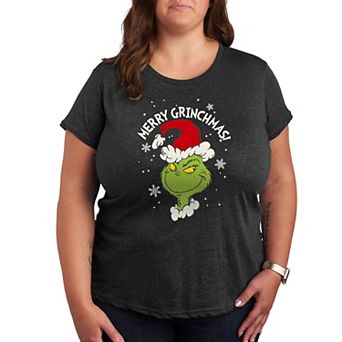 Plus Dr. Seuss The Grinch Merry Grinchmas Graphic Tee