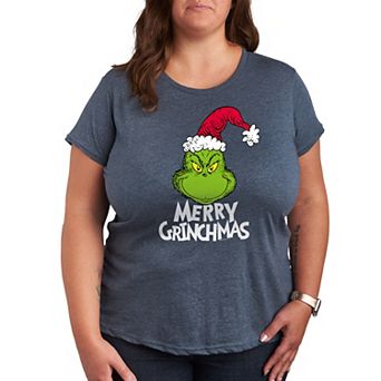 Plus Dr. Seuss The Grinch Merry Grinchmas Graphic Tee