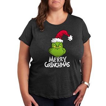 Plus Dr. Seuss The Grinch Merry Grinchmas Graphic Tee
