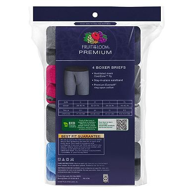 Men's Fruit Of The Loom® 4-pack Premium Coolzone® Boxer Briefs