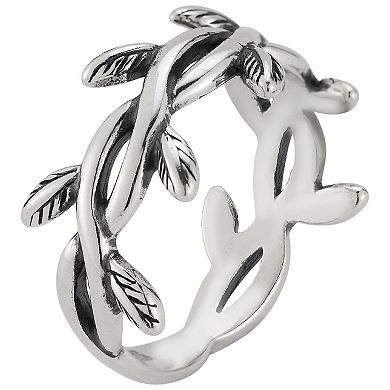 Sunkissed Sterling Sterling Silver Oxidized Wreath Ring