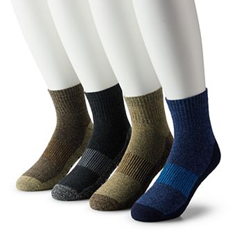 Men's Columbia 4-Pack Moisture Control Full-Cushion Quarter-Crew Socks