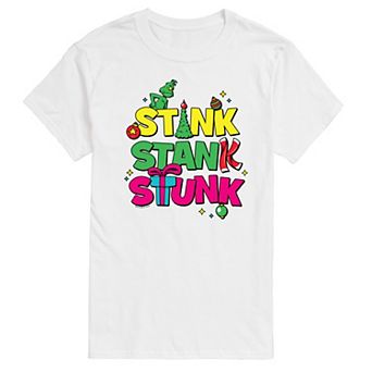 Men's Dr. Seuss The Grinch Stink Stank Stunk Graphic Tee
