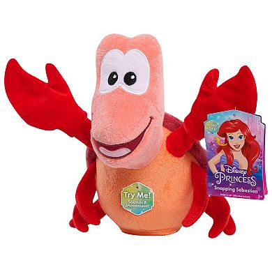 Disney's The Little Mermaid Snapping Sebastian Plush Toy by Just Play