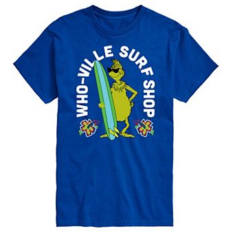 Men's Dr. Seuss The Grinch Whoville Surf Shop Graphic Tee