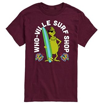 Men's Dr. Seuss The Grinch Whoville Surf Shop Graphic Tee