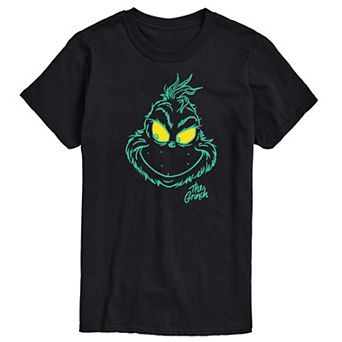 Men's Dr. Seuss The Grinch Face Graphic Tee