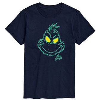 Men's Dr. Seuss The Grinch Face Graphic Tee
