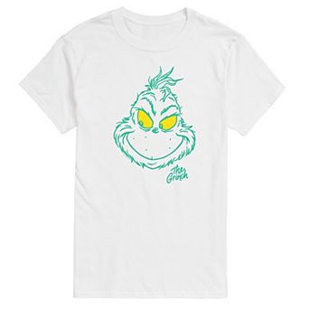 Men's Dr. Seuss The Grinch Face Graphic Tee