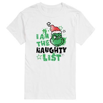 Men's Dr. Seuss The Grinch I Am The Naughty List Graphic Tee